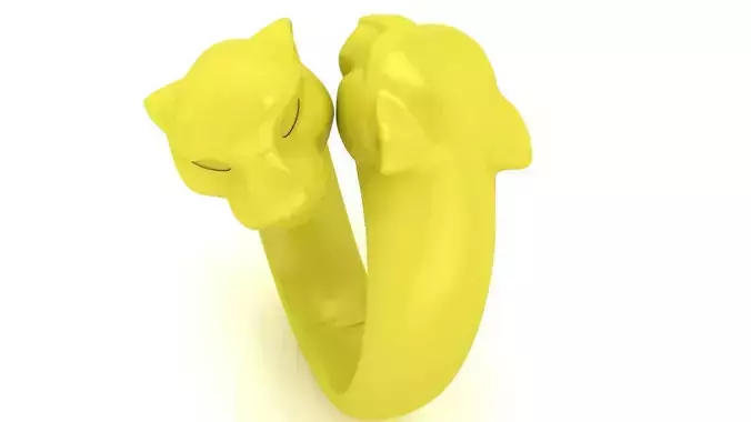 Panther Ring  3D print model