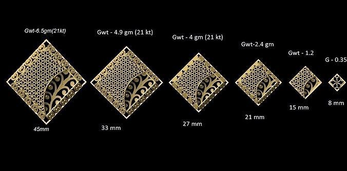 Turkey Filigree Jewellery Designs Pendant Necklase 3D print model