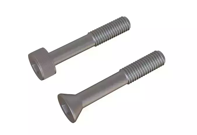 Socket screws 3D Model