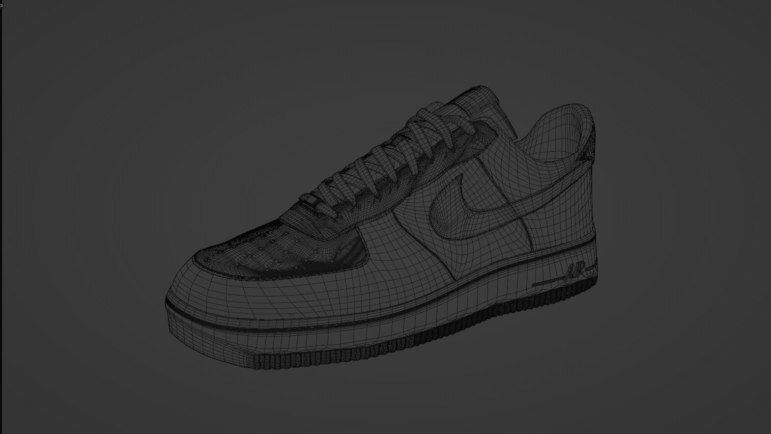 nike air force one 3d model