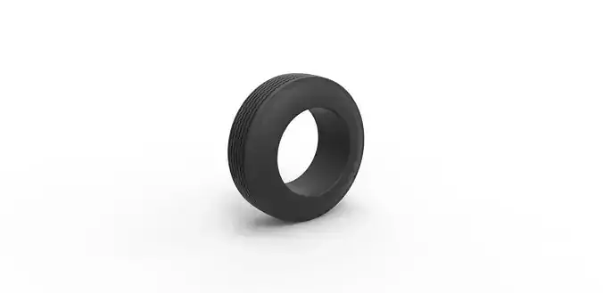 Lowrider tire 2 Scale 1 to 25 3D print model