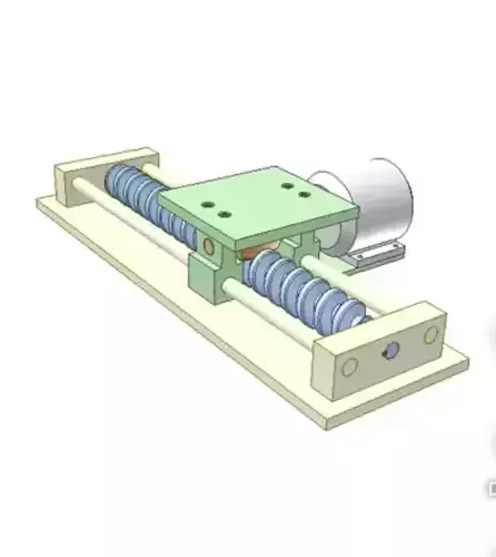 Worm gear with motion