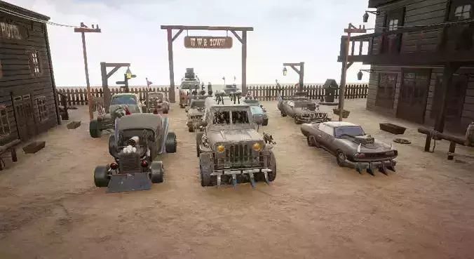 Wild West Racing Town