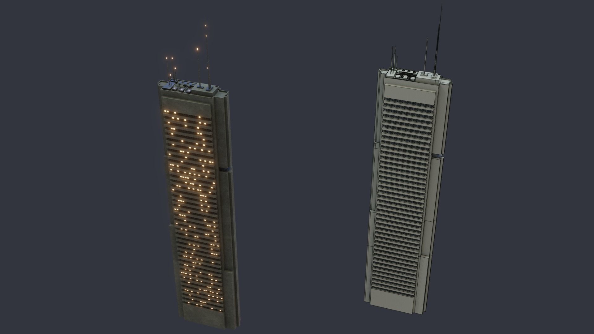 Futuristic Sci-Fi City 3D model_11