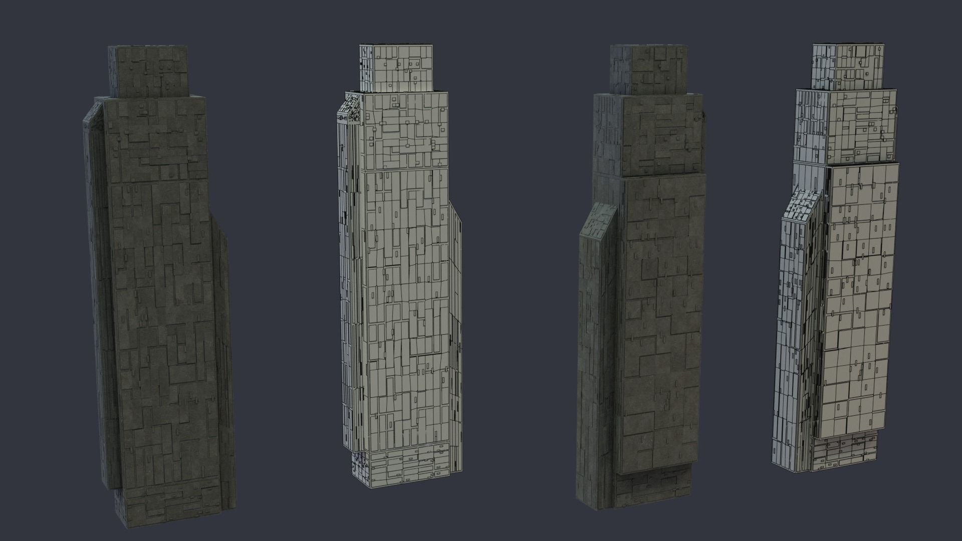 Futuristic Sci-Fi City 3D model_25