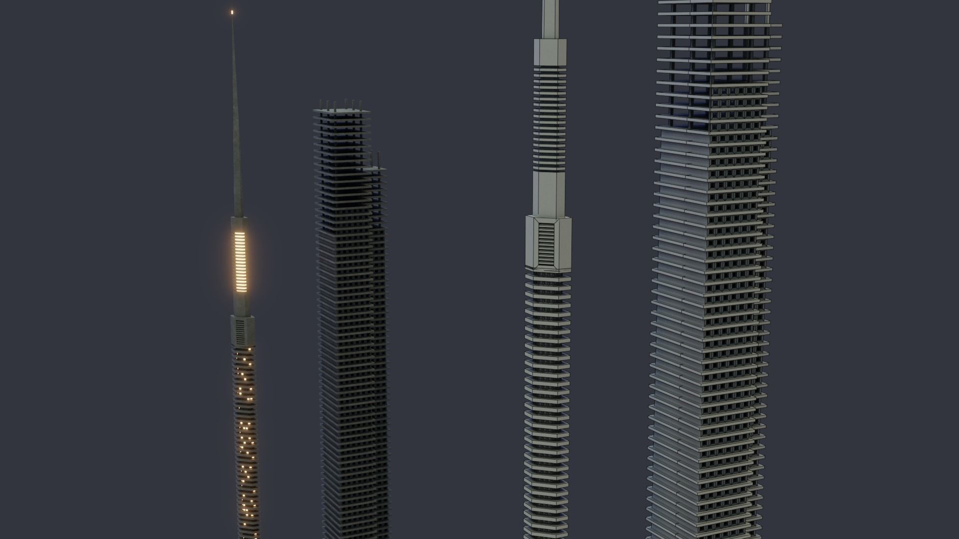 Futuristic Sci-Fi City 3D model_22