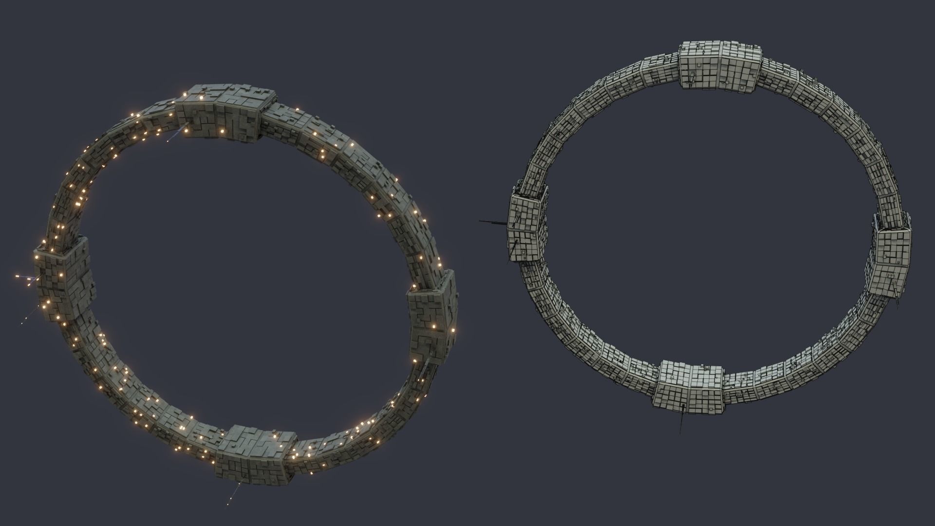 Futuristic Sci-Fi City 3D model_20