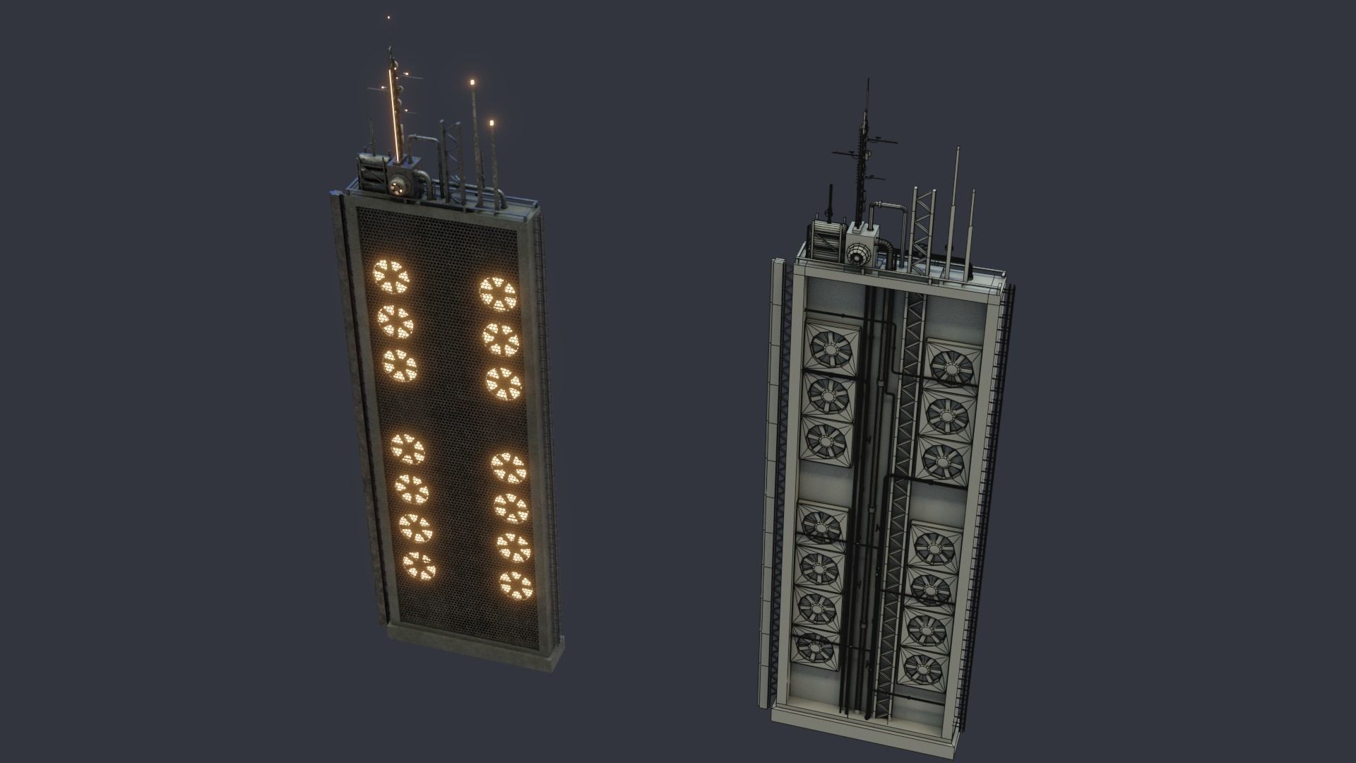 Futuristic Sci-Fi City 3D model_14