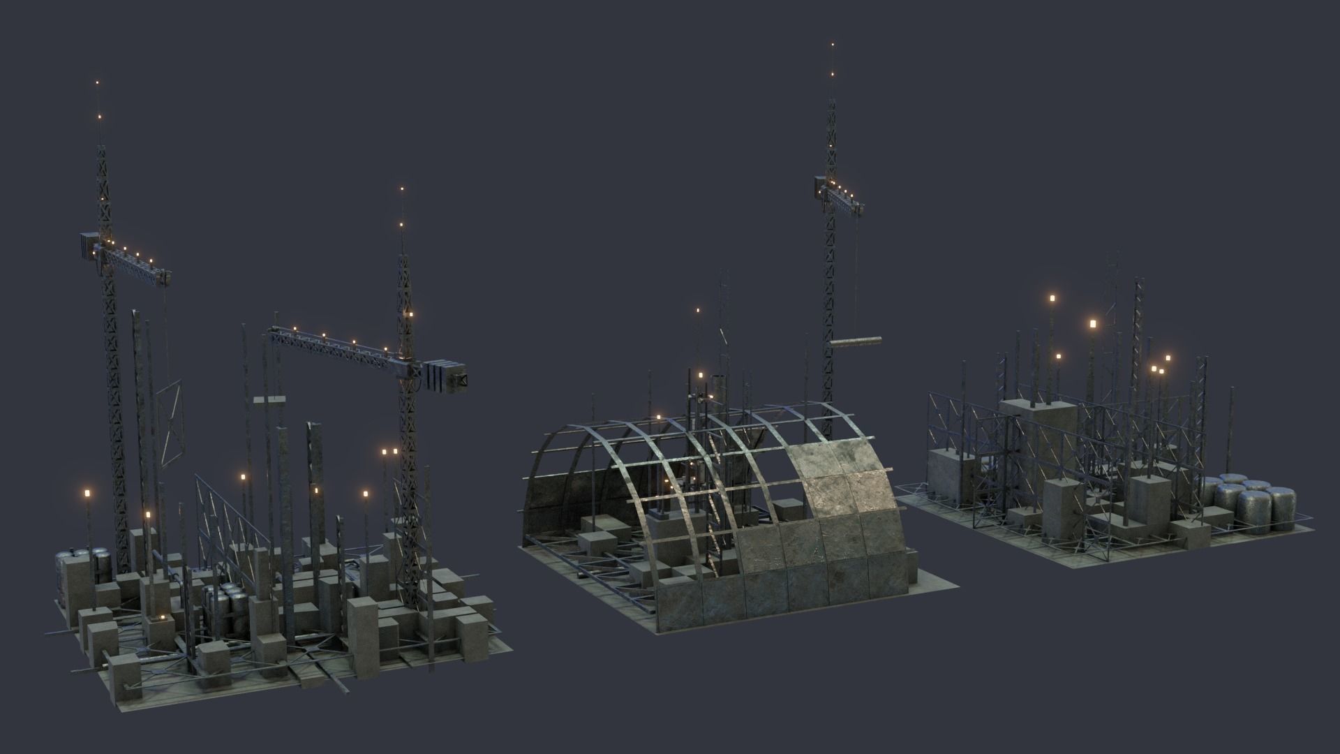 Futuristic Sci-Fi City 3D model_23
