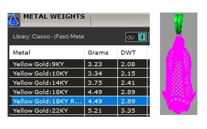 virgen de Guadalupe 5 gr con piedras-Our lady of guadalupe 3D model_9