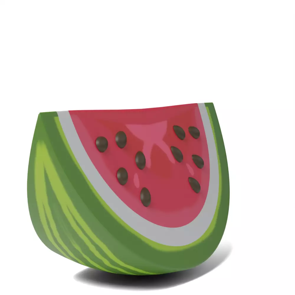 Watermelon slice Free 3D print model