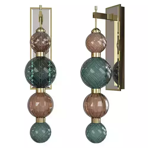 Wall Sconces Metal Frame Spheres