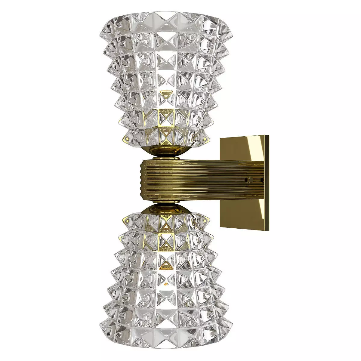 Murano Rostrato wall sconce Low-poly 3D model