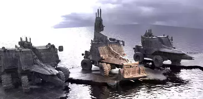 Space Truck destroyer collection 3 designs