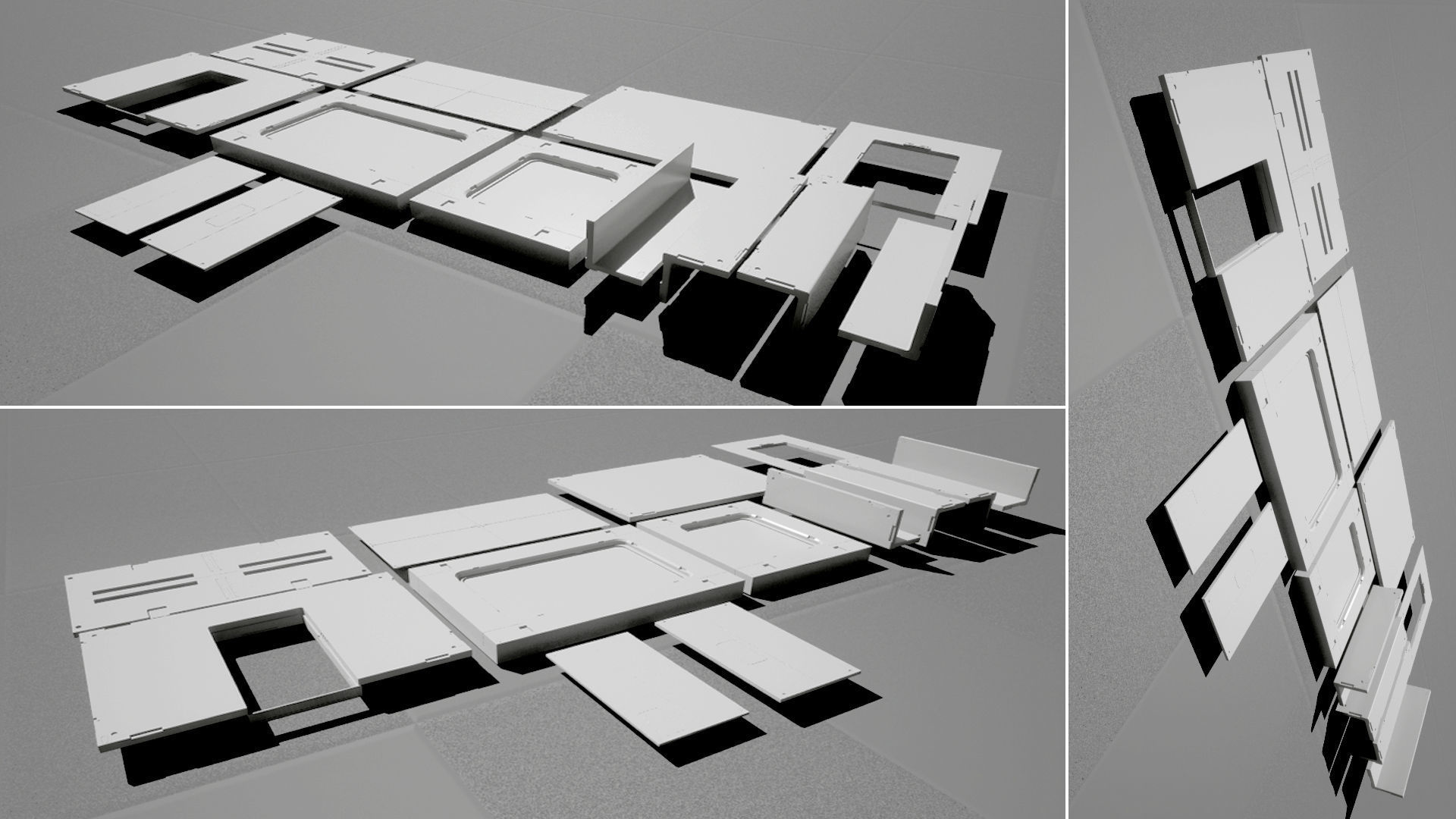 ue 5 sci fi asset Low-poly 3D model_11