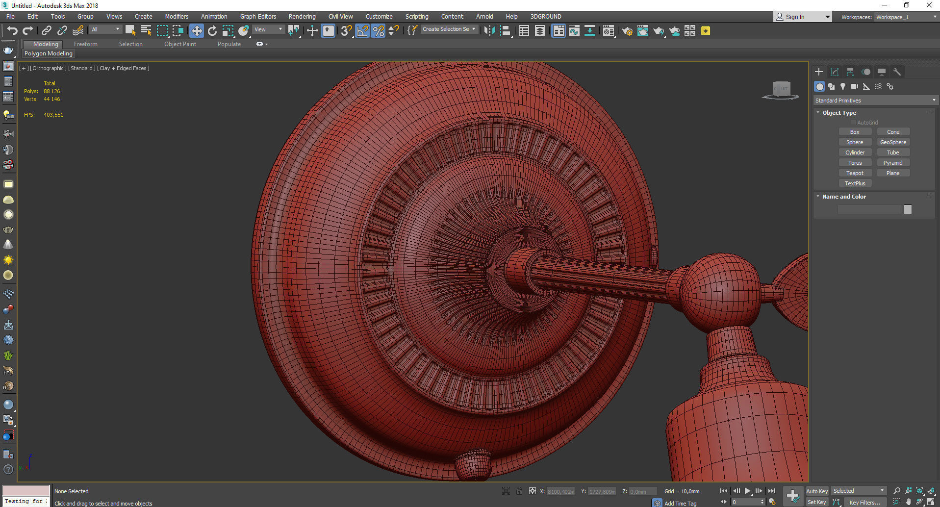 Lido Arte Lamp Low-poly 3D model_4