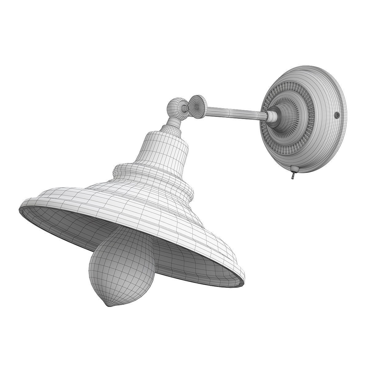 Lido Arte Lamp Low-poly 3D model_1