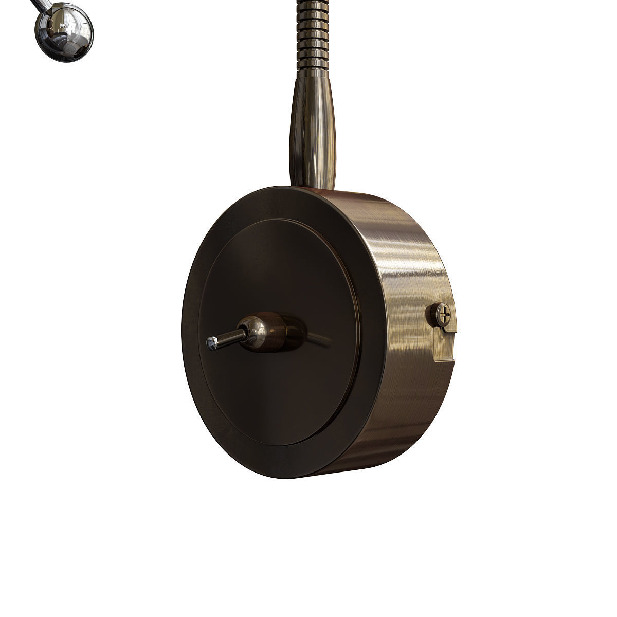 Lettura Arte Lamp Low-poly 3D model_1