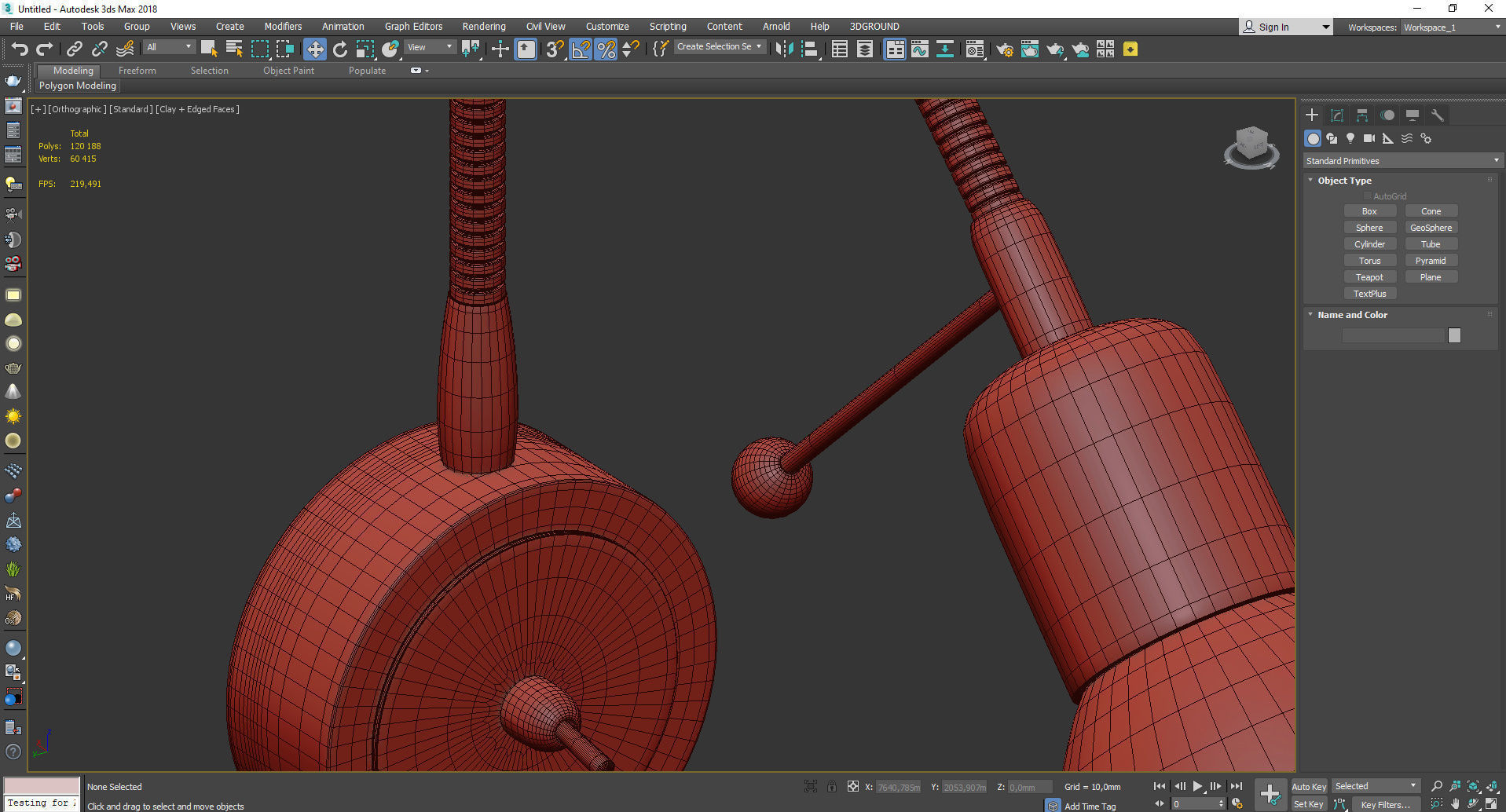 Lettura Arte Lamp Low-poly 3D model_5