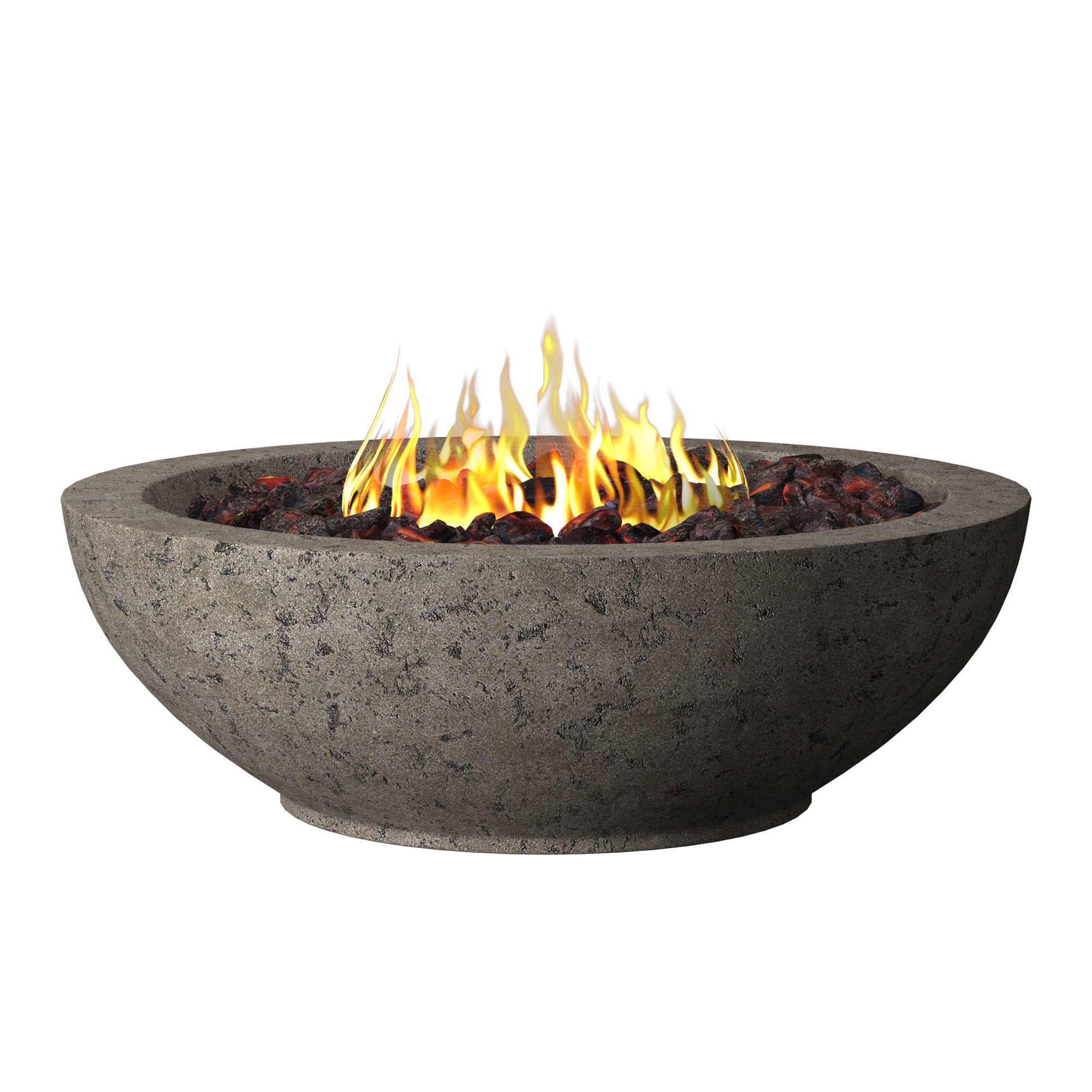 IXTAPA ROUND FIRE TABLE 3D model_1