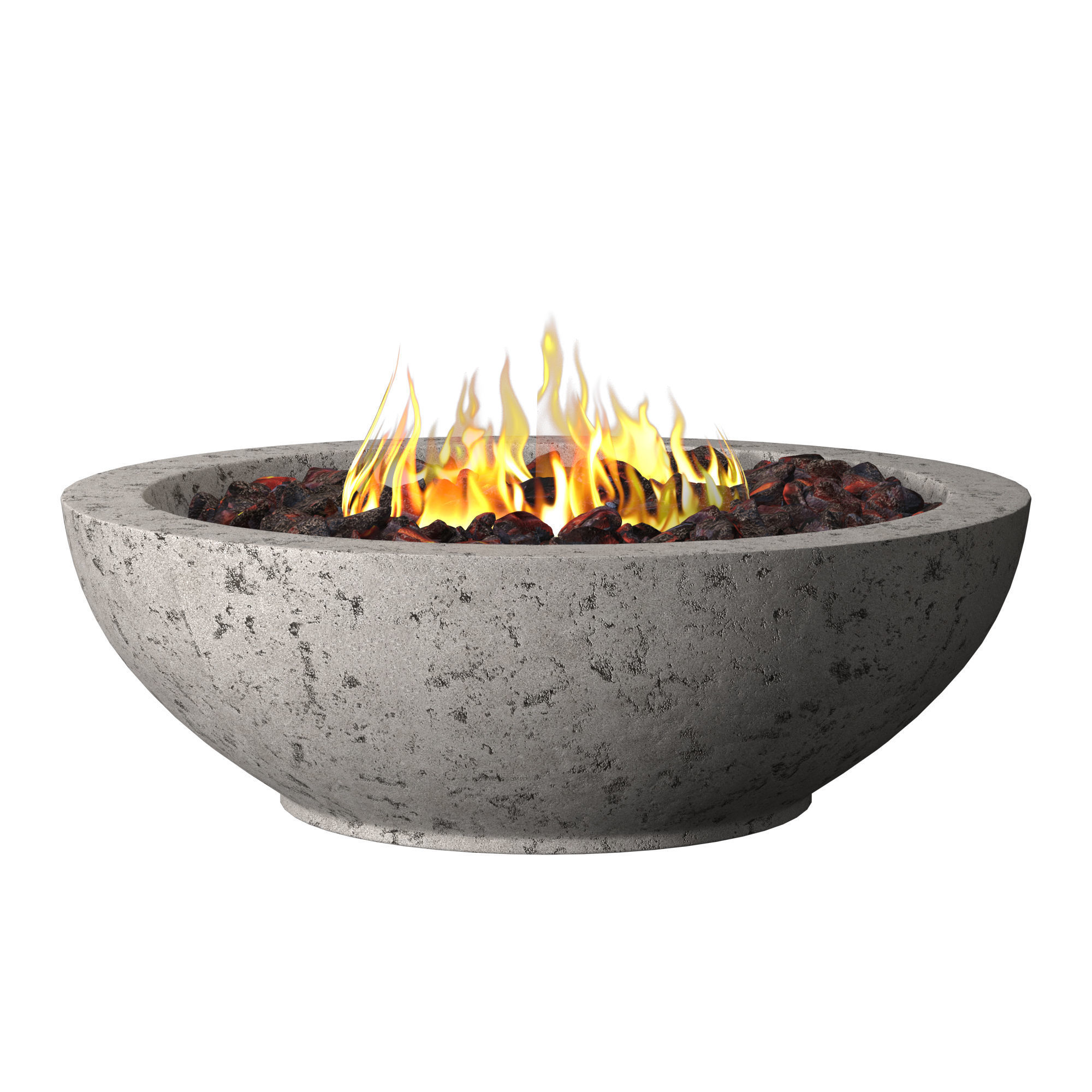 IXTAPA ROUND FIRE TABLE 3D model_2