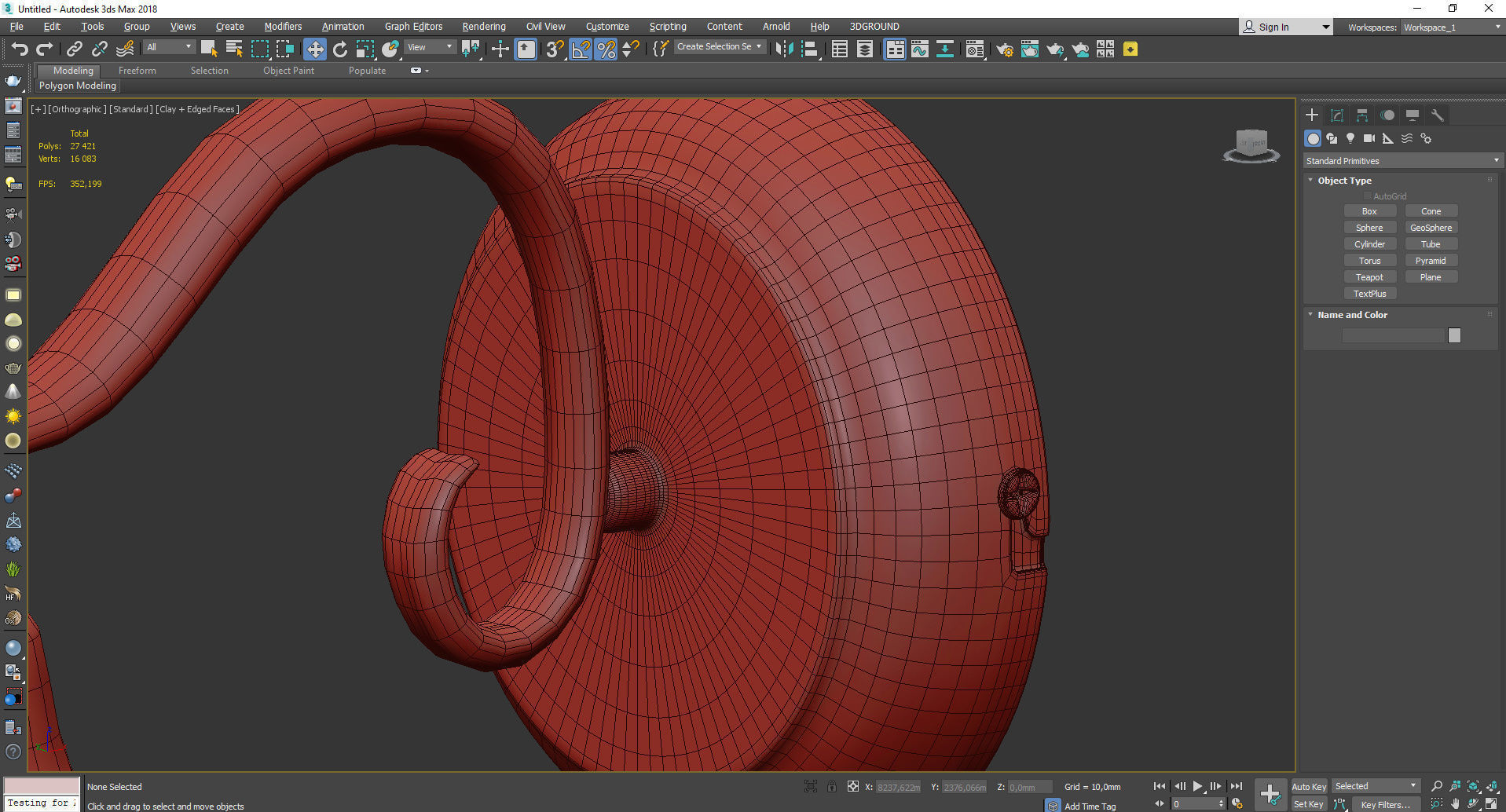 Safari Arte Lamp Low-poly 3D model_4