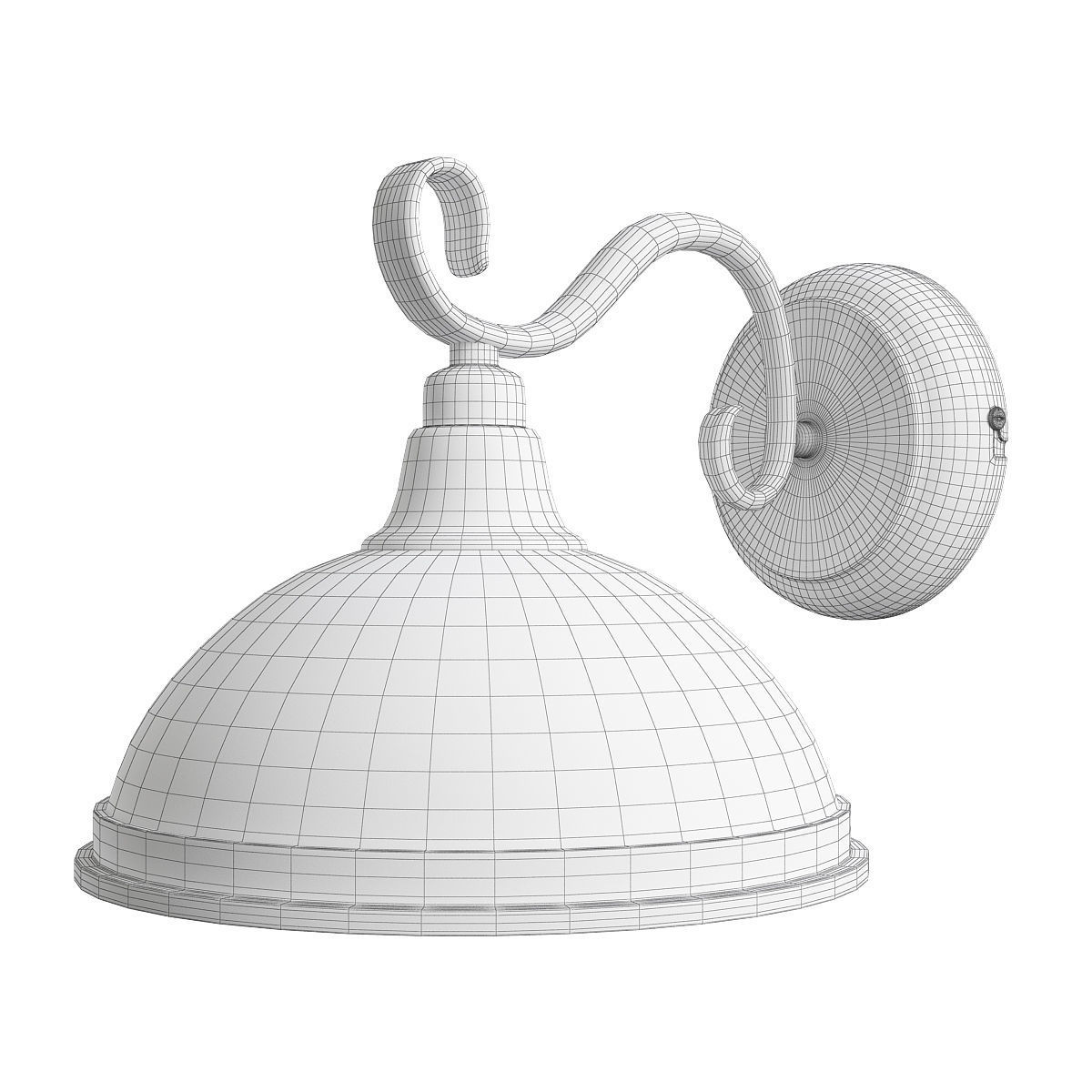 Safari Arte Lamp Low-poly 3D model_1