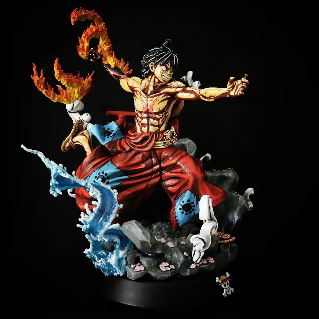 LUFFY RED HAWK - ONE PIECE - WANO - BIONIC3D 3D print model_5