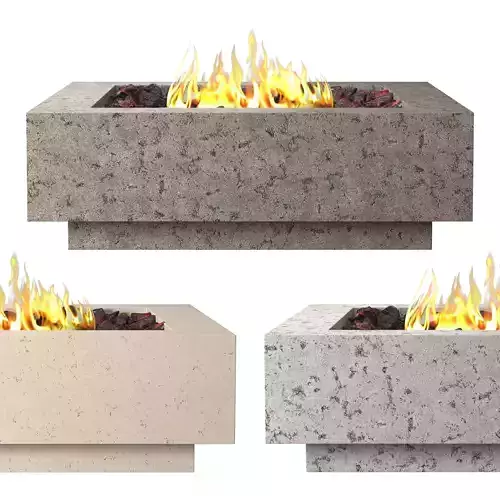 IXTAPA SQUARE PLINTH FIRE TABLE