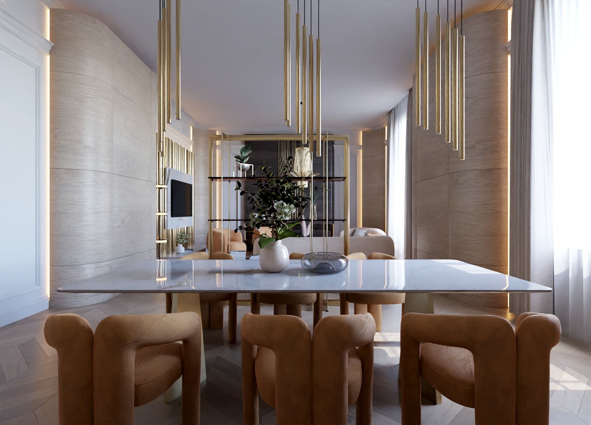 Luxury Interior 3D model_1