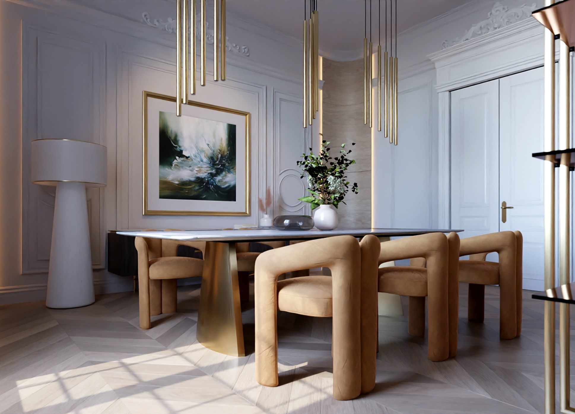 Luxury Interior 3D model_3