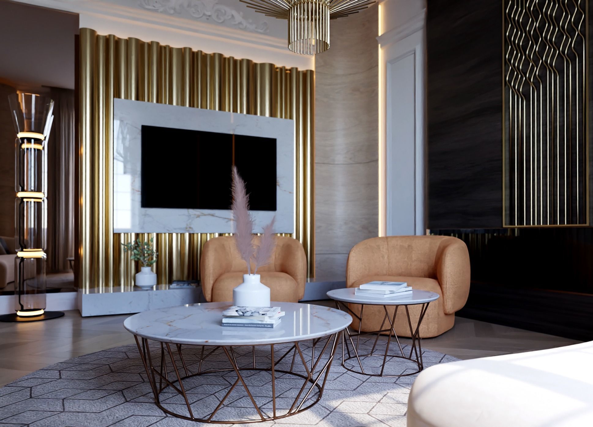 Luxury Interior 3D model_4