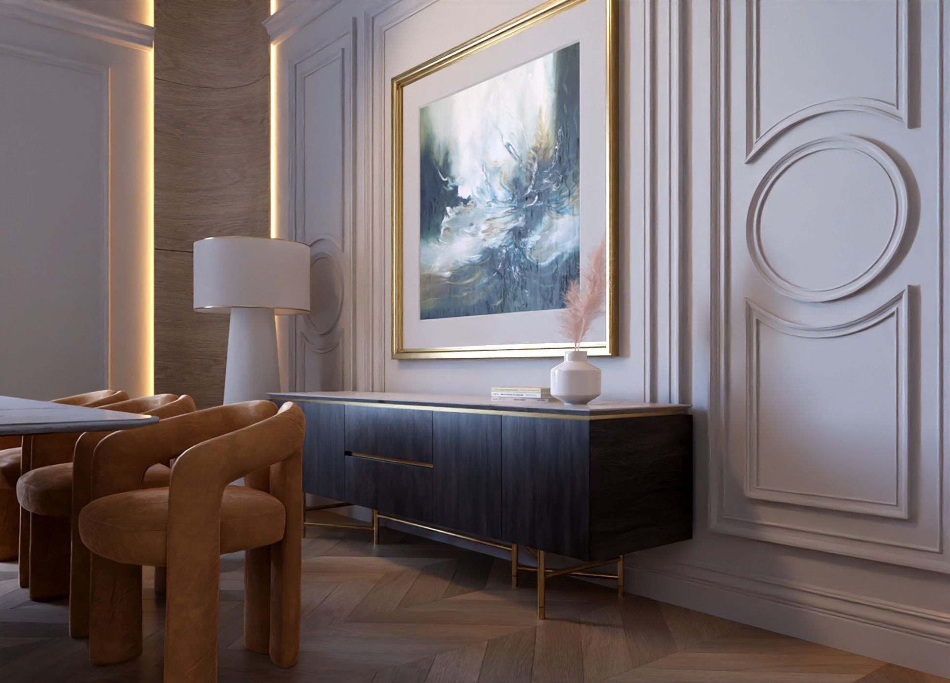 Luxury Interior 3D model_5