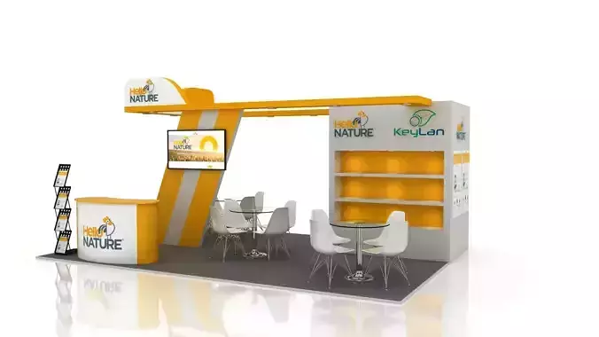 3D EXHIBITION BOOTH FOR TRADESHOW AND EXPO