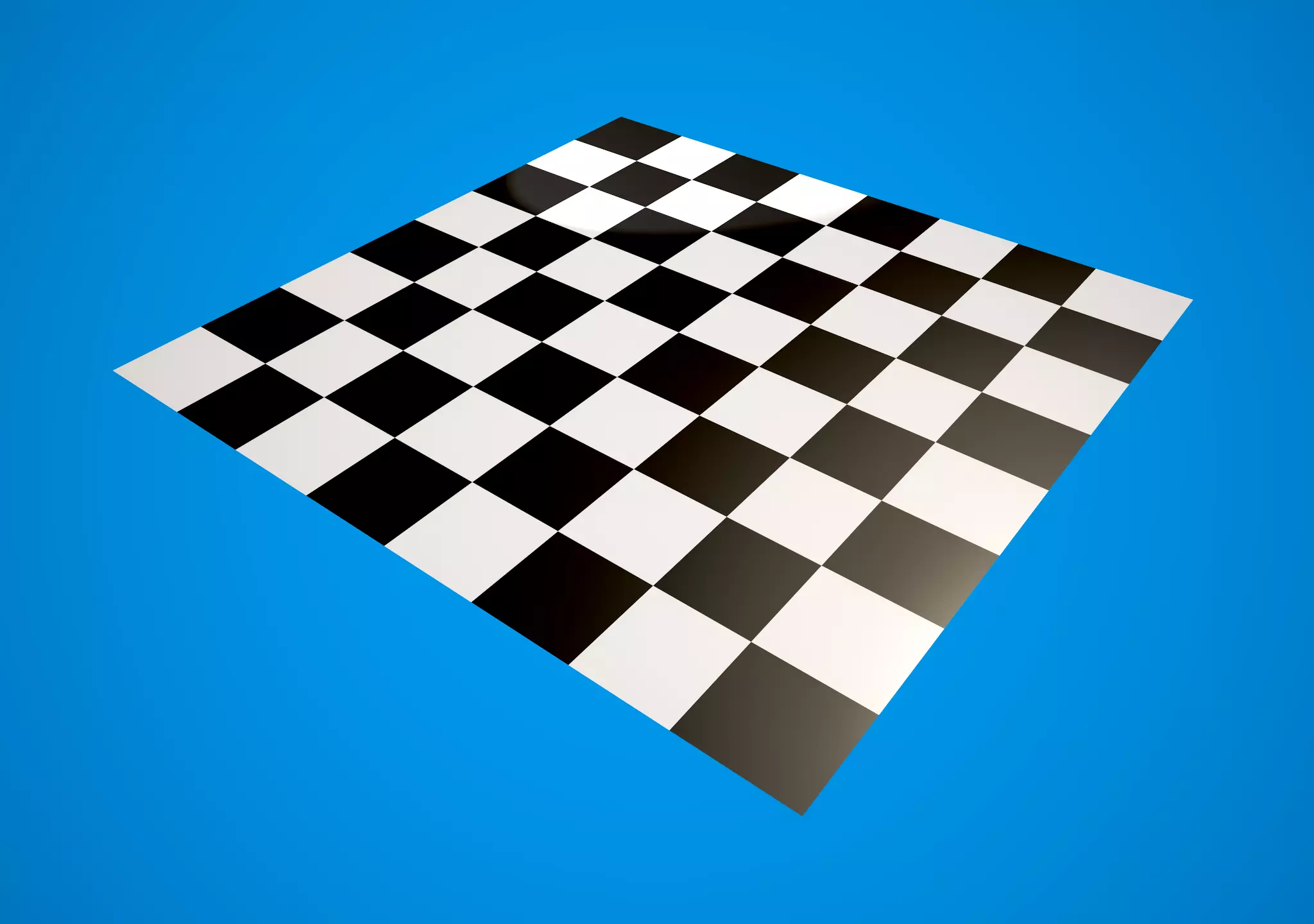 Seamless Tile Mesh - Finishline - Checkermap Mesh Low-poly 3D model_0