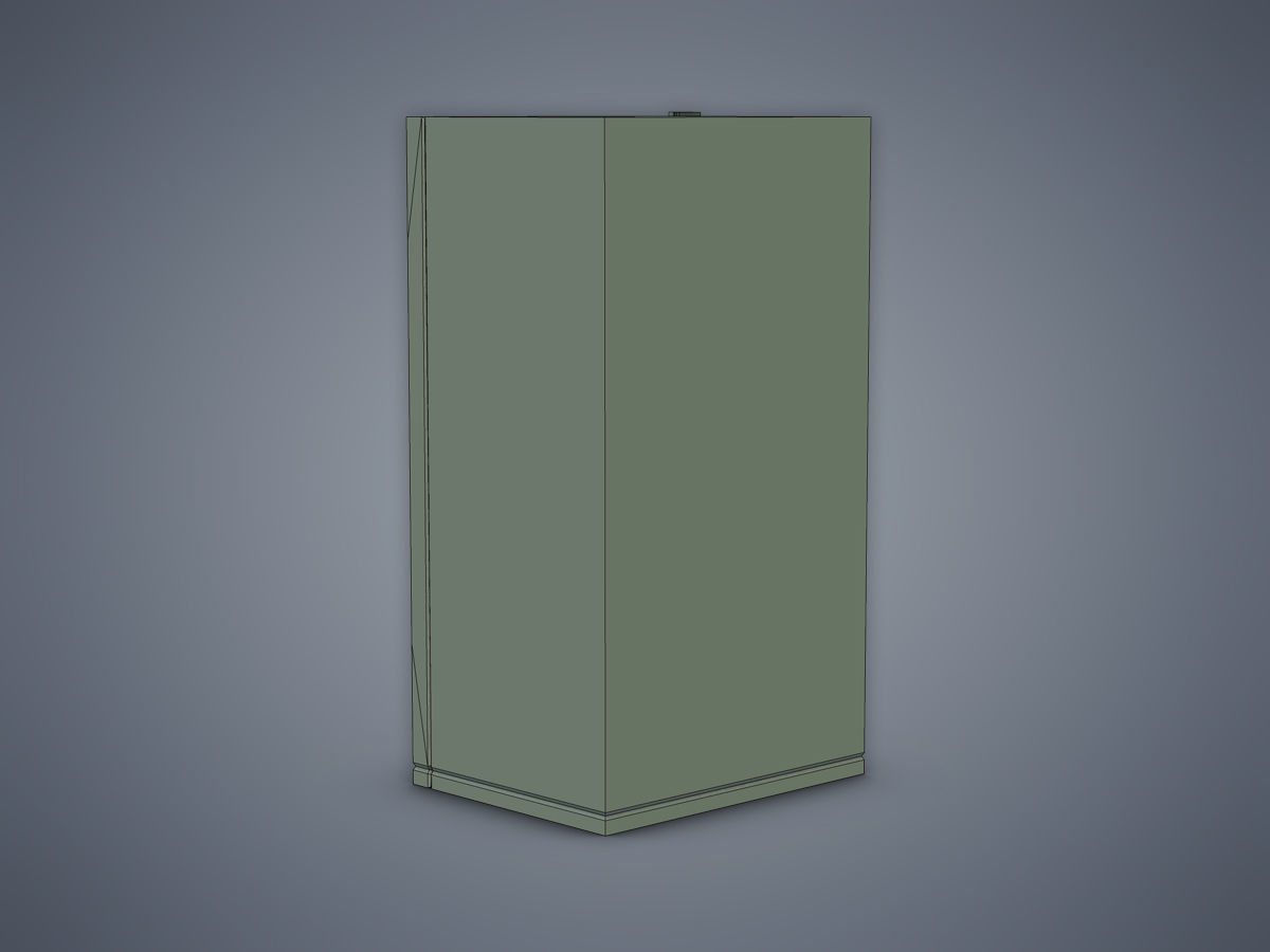 Vending Machine Sprite Low-poly 3D model_7