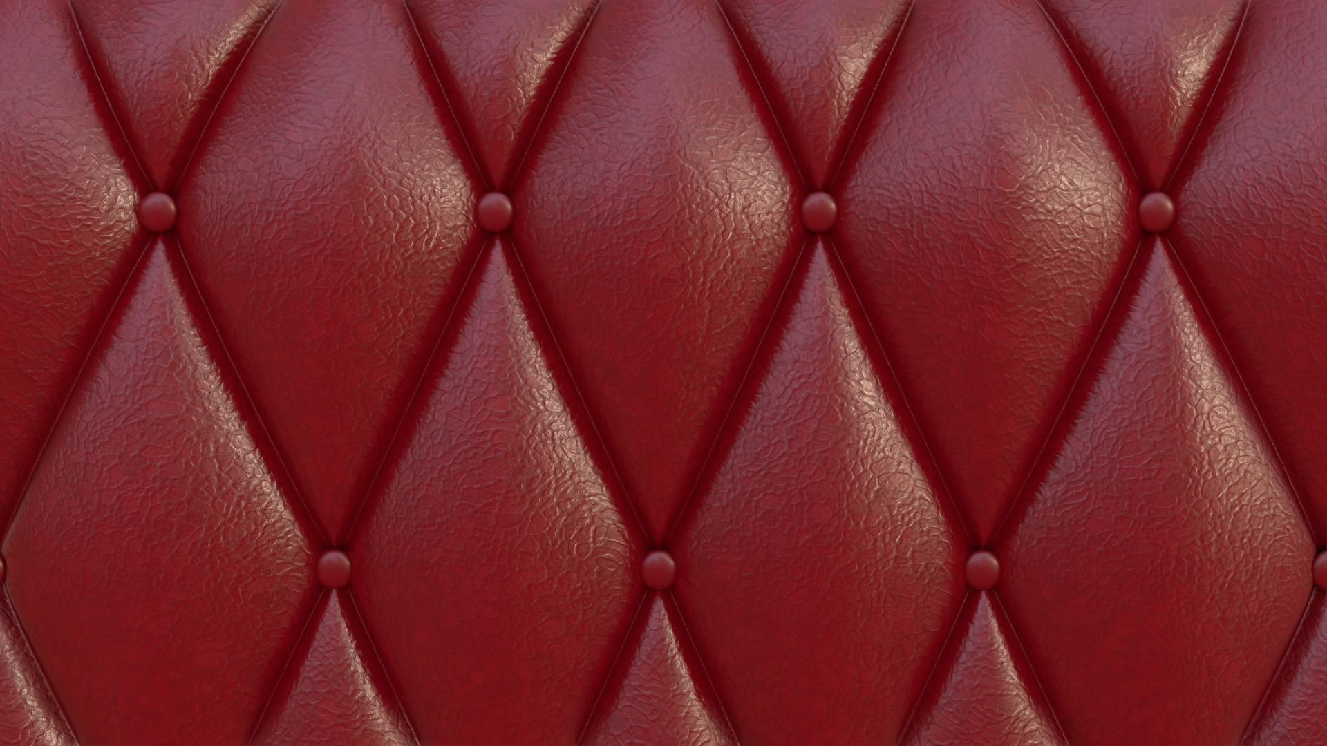 Chesterfield leather sofa red 3D model_28
