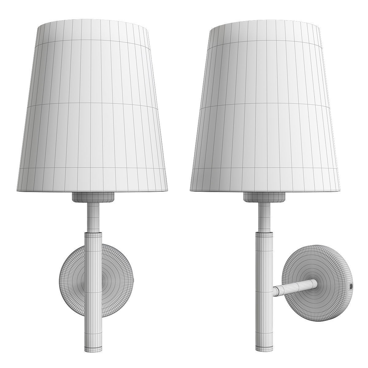 Rodos Arte Lamp Low-poly 3D model_1