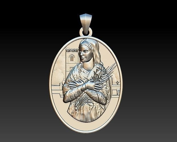 Saint Maria Goretti 3D print model