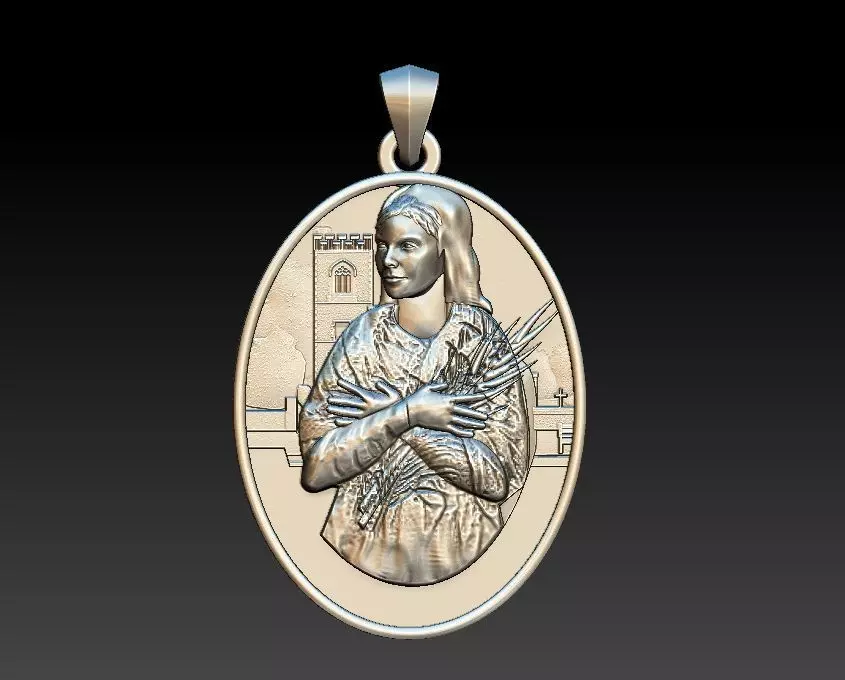 Saint Maria Goretti 3D print model