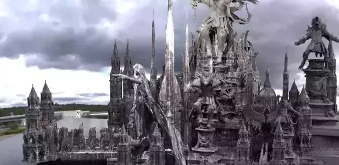 Cathedral of the Dark Depths Kitbash