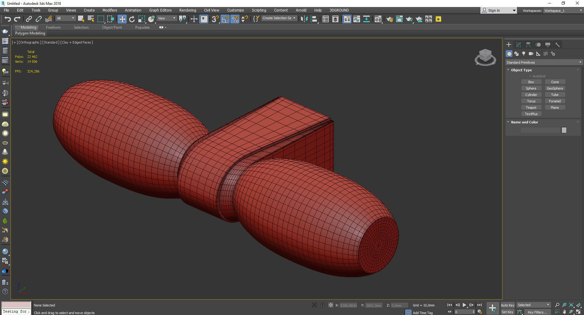 Aqua Arte Lamp Low-poly 3D model_4