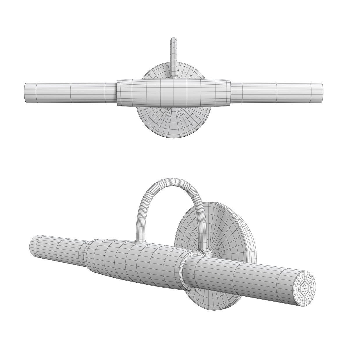 Aqua Arte Lamp Low-poly 3D model_1