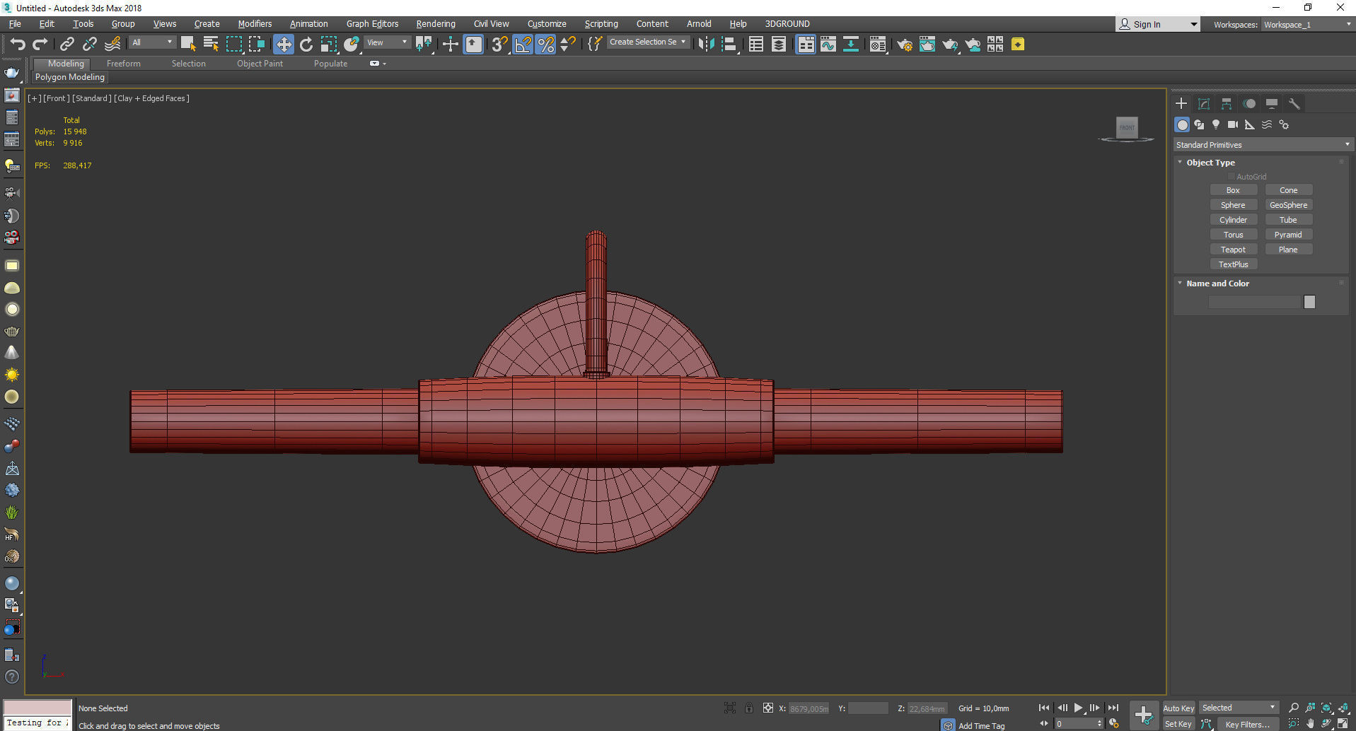 Aqua Arte Lamp Low-poly 3D model_2