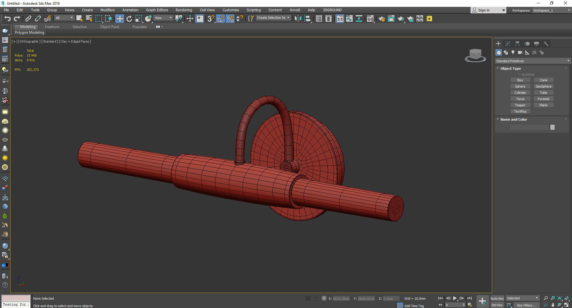 Aqua Arte Lamp Low-poly 3D model_3