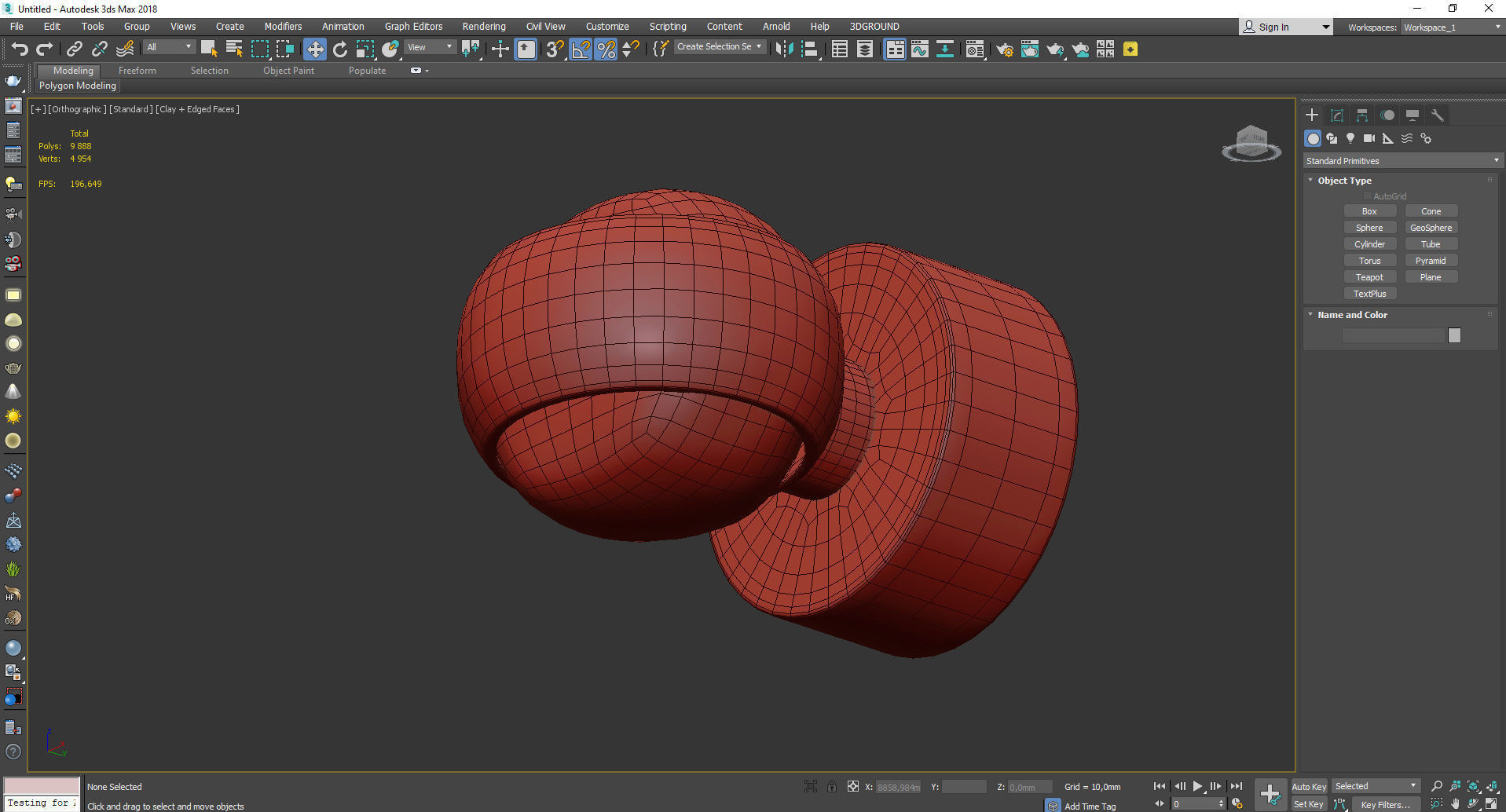 maytoni sconse lens Low-poly 3D model_3