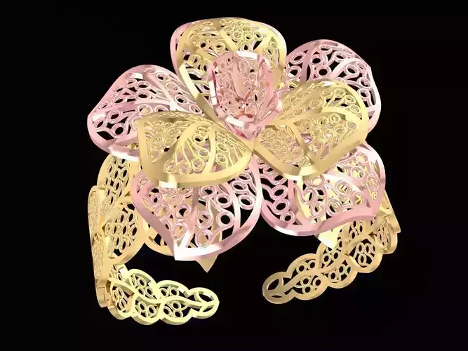 new ultra vision flower bangle 3241
