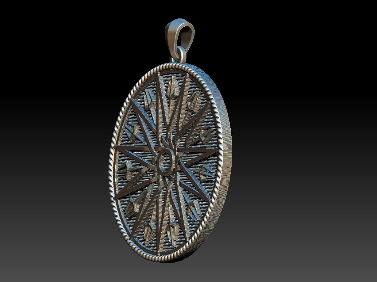 Trident Mandala 3D print model_9