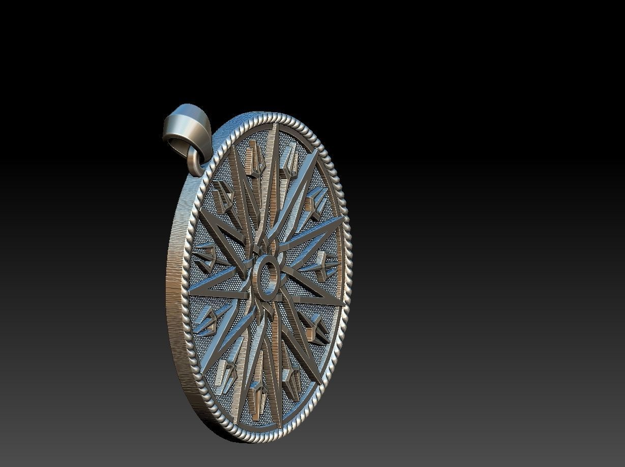 Trident Mandala 3D print model_13