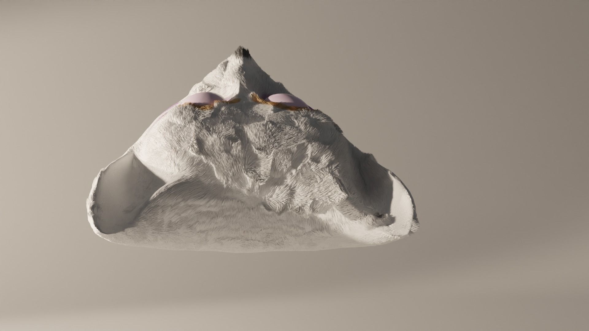 Super Cat Low-poly 3D model_4